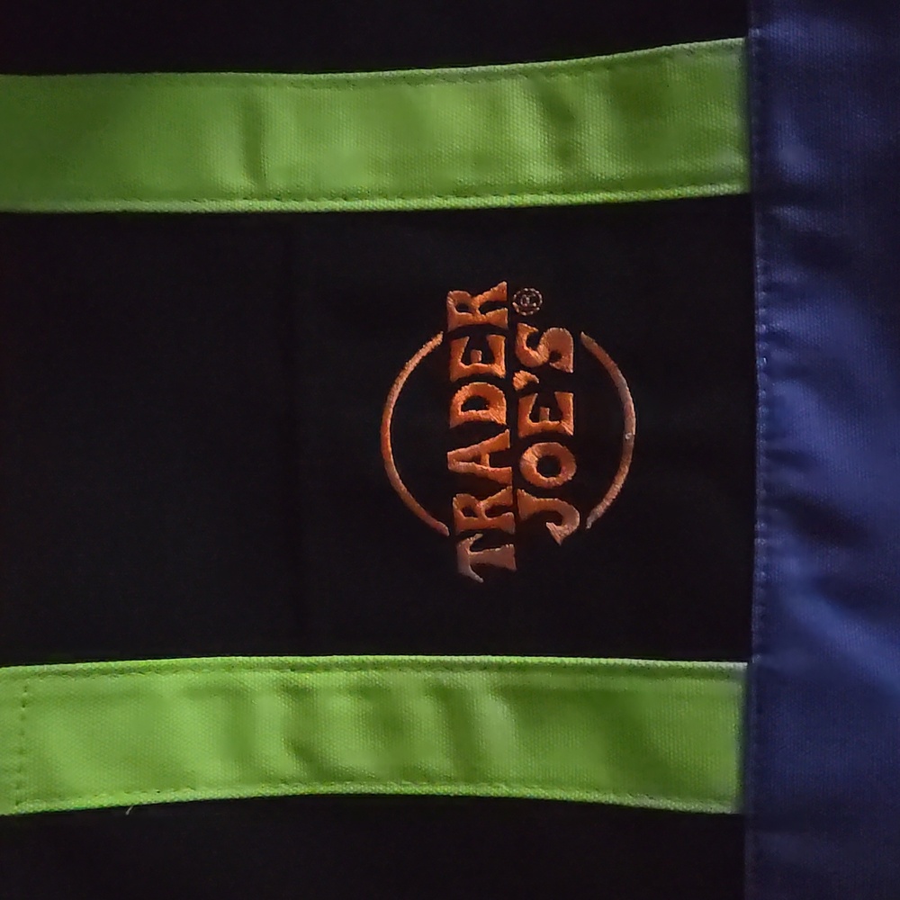 Trader Joe's Black and Green Tote Bag Halloween Mini Tote